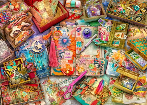 Bluebird Creative Craft Table 500 pieces - Jigsaw Puzzle - Main image