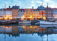 Bluebird Sunset in Nyhavn 500 pieces - Jigsaw Puzzle
