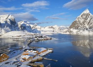 BLUEBIRD Lofotský fjord 500 dílků - Jigsaw Puzzle