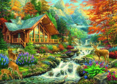 BLUEBIRD Alpine comfort 500 pieces - Jigsaw Puzzle - Main image