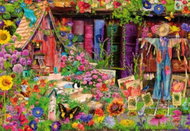 BLUEBIRD Scarecrow's Garden 1000 pieces - Jigsaw Puzzle