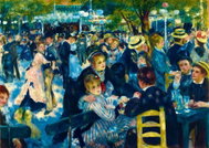 BLUEBIRD Dancing in Le Moulin de la Galette 1000 pieces - Jigsaw Puzzle