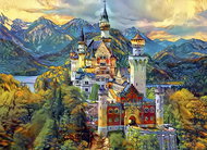 BLUEBIRD Neuschwanstein 1000 dílků - Jigsaw Puzzle