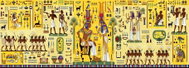 BLUEBIRD Panoramic Egyptian Hieroglyphics 1000 pieces - Jigsaw Puzzle
