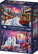 BLUEBIRD Připraveni na Vánoce 2x500 dílků - Jigsaw Puzzle