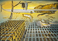 BLUEBIRD Salvador Dalí - Persistence paměti 1000 dílků - Jigsaw Puzzle