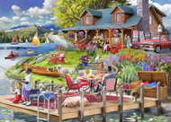 BLUEBIRD Rest at the lake 500 pieces - Jigsaw Puzzle