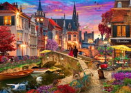 BLUEBIRD Evening at the Water Canal 1000 pieces - Jigsaw Puzzle