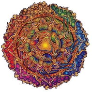 Wooden puzzle - MANDALA Ine×haustible Abundance size. RS (45×45cm) - Wooden Puzzle