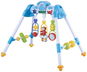 BABY MIX Hrající edukační hrazdička De Lux, blue - Hrazda