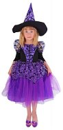 Rappa Dětský kostým čarodějnice fialový, Halloween M - Costume