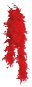 Guirca Boa červené s peřím – Charlestone 180 cm - Doplněk ke kostýmu