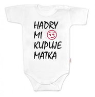 Baby Nellys body short sleeve Rags my mother buys me white size 56 - Bodysuit for Babies