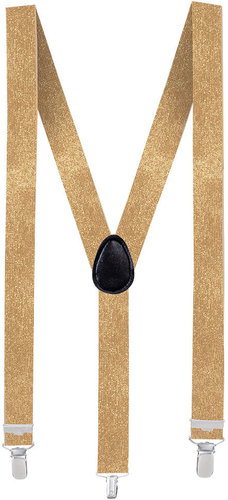 Boland Hosenträger, gold, elastisch - Kostüm-Accessoire - Hauptbild