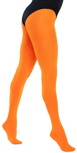 Boland Tights neon orange - Costume Accessory - Main image