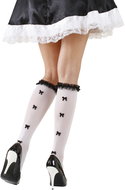 Widmann Podkolenky bílé s mašličkami - Costume Accessory