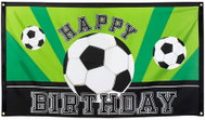 Boland Polyester 'Happy Birthday' football flag - Decoration