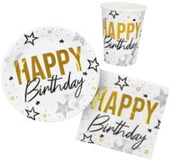 Boland Table Set 'Happy Birthday' (6 plates, 6 cups, 12 napkins) - Dish Set