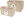 Baby storage basket Bear, beige