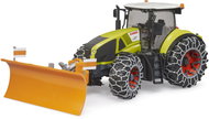 Bruder 03018 Claas Axion 950 tractor with snow plough and chains - Tractor