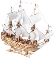     BusyKids Storm of the Seas 3D dřevěná loď, whitw - Wooden Puzzle