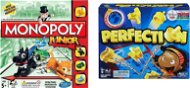 Monopoly JUNIOR SK and Perfection - Board Game