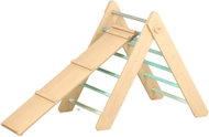 BusyKids Montessori Pickle Triangle with board mint - Children's Climbing Frame