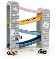 Wooden Slide with Cars - Slot Car Track