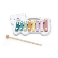 Hudobná hračka Drevený xylofón polárny medveď - Hudební hračka
