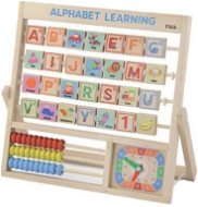 Wooden alphabet and clock - Wooden Toy