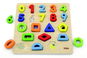 Wooden insert game - numbers and shapes - Puzzle