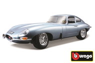 Bburago Jaguar E Coupe Metalic Silver Blue - Kovový model
