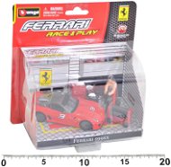 Bburago Ferrari Race & Play Garage - Fém makett