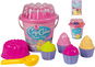 Androni Set of Sand Cakes - Medium, Pink - Sand Tool Kit