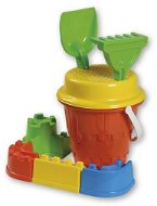 Androni Set of Sand Castle with Ramparts - Medium, Blue - Sand Tool Kit