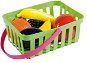 Androni Shopping Basket with Fruit - 6 pieces, Green - Toy Shopping Cart