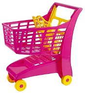 Androni Bevásárlókocsi ülőkével, rózsaszín - Játék bevásárló kocsi