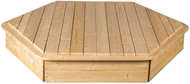 Sandpit with 6-sided Cover - Sandpit