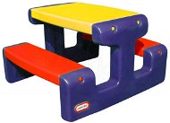 Detský stolík Little Tikes Piknikový stolík Junior – Primary - Dětský stůl