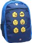 LEGO Faces Blue - Extended - School Backpack