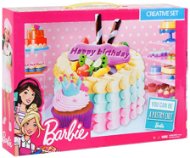 Barbie – Farebná plastelína – Narodeninová torta - Modelovacia hmota