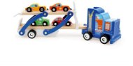 Scratch Drevený kamión s autami - Drevený model