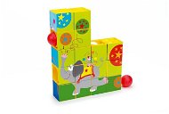 Scratch Puzzle and Ball Track Circus - Picture Blocks
