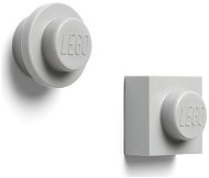 LEGO mágneskészlet, 2 db - szürke - Mágnes