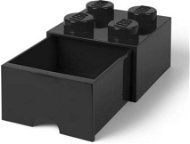 Úložný box LEGO stolní box 4 se zásuvkou - černá - Úložný box