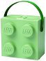 Svačinový box LEGO box s rukojetí - army zelená - Svačinový box