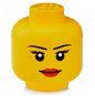 LEGO úložná hlava (veľkosť S) – dievča - Úložný box