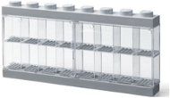 Úložný box LEGO zberateľská skrinka na 16 minifigúrok – sivá - Úložný box