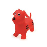 Skákací zvířátko červený pejsek - Dětské hopsadlo