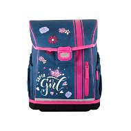 Hama School Briefcase for First-graders Jeans Girl - Briefcase